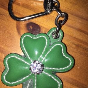 Lucky Coach 4 Leaf Clover bag tag. Authentic.